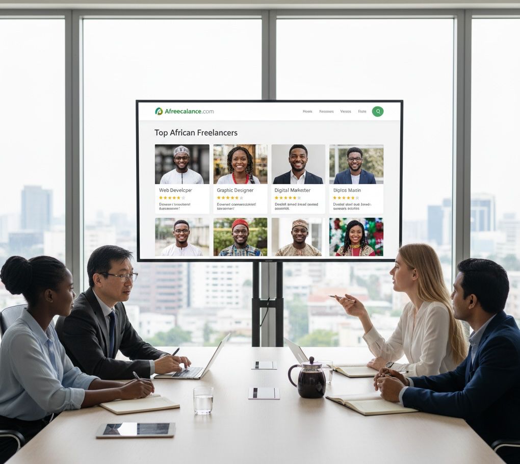 Client meeting with freelancer